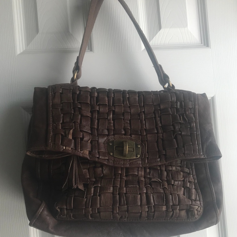 7CHI leather handbag